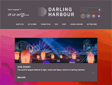 Tablet Screenshot of darlingharbour.com